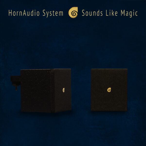 HornAudio PiXi high-end loudspeaker with a unique horn-waveguide, delivering lively, true-to-source sound as the essence of our modular system.