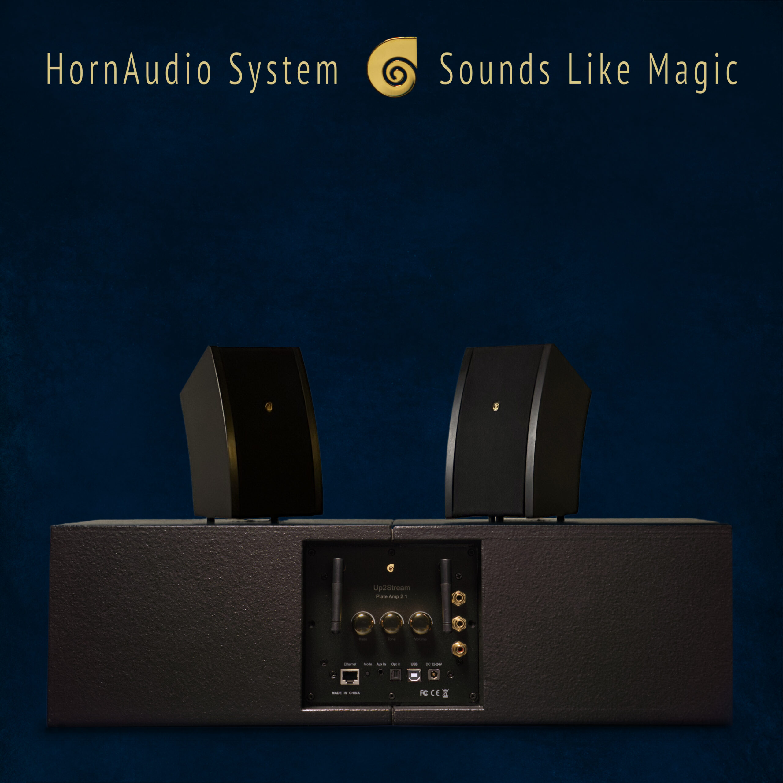 The HornAudio SoRi 2 Sound Set is made especially for you to enjoy the pure sound of Rapalje and all your favorite artists, anywhere. It includes the same speakers used at Rapalje's live concerts, bringing the concert experience into your home.